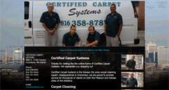 Desktop Screenshot of certifiedcarpetsystems.com