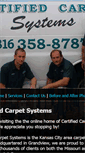 Mobile Screenshot of certifiedcarpetsystems.com